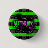 Deathrock Diva Button (Voorkant)