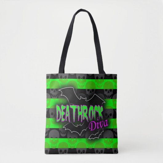 Deathrock Diva Canvas tas (Voorkant)
