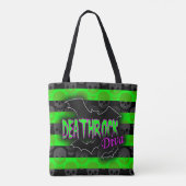 Deathrock Diva Canvas tas (Achterkant)