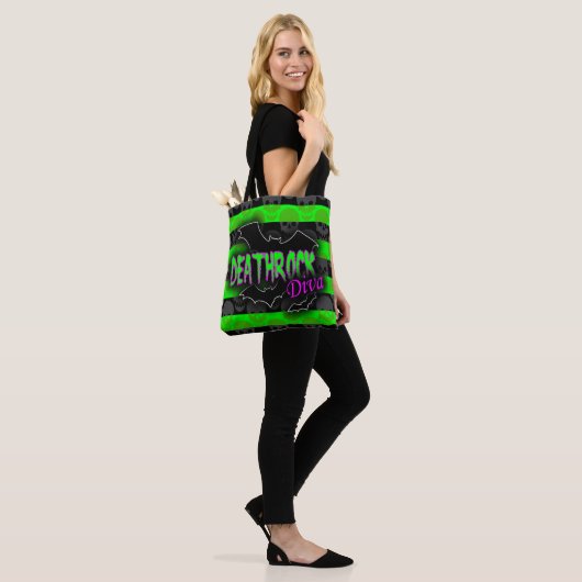 Deathrock Diva Canvas tas (Op model)