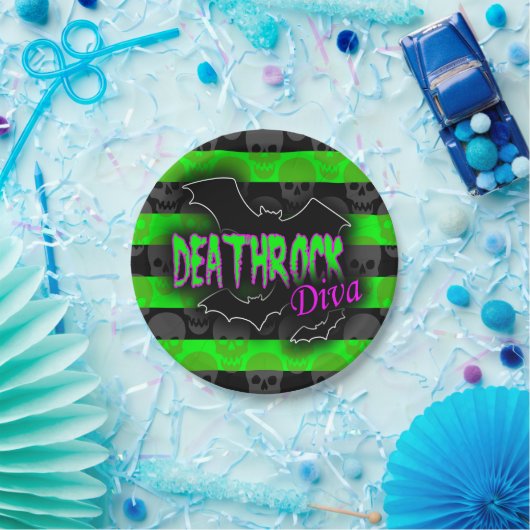 Deathrock Diva Paper Bord (Feest)
