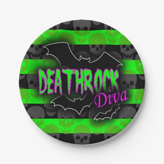 Deathrock Diva Paper Bord (Voorkant)
