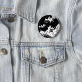 Deathrock Vampire Bats Ronde Button 5,7 Cm (In situ)