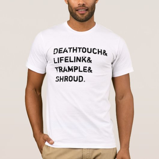 Deathtouch-levendinktramforel T-shirt (Voorkant)