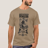 Deathtrap Dungeon Skeleton Warrior T-shirt (Donker (Voorkant)
