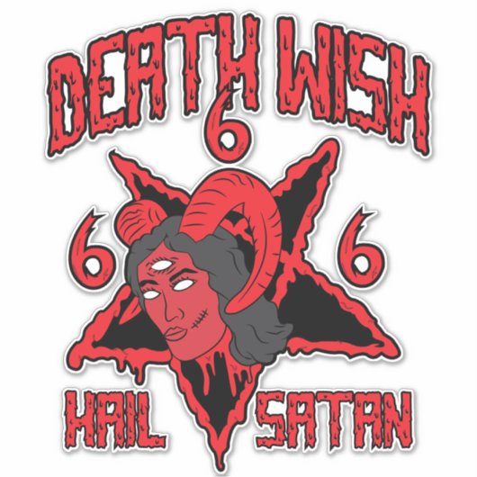 Deathwish Sticker (Voorkant)