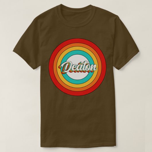 Deaton Naam Shirt Deaton Circle (Design voorkant)