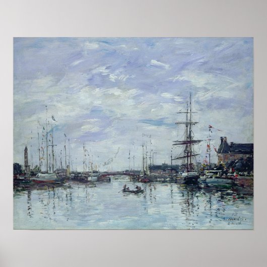 Deauville, de Dock, 1892 Poster (Voorkant)