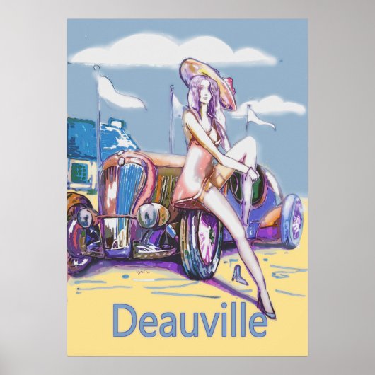deauville franse riviera poster (Voorkant)