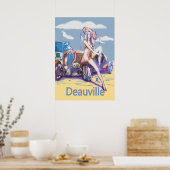 deauville franse riviera poster (Keuken)