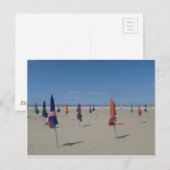 Deauville parasols briefkaart (Voorkant / Achterkant)