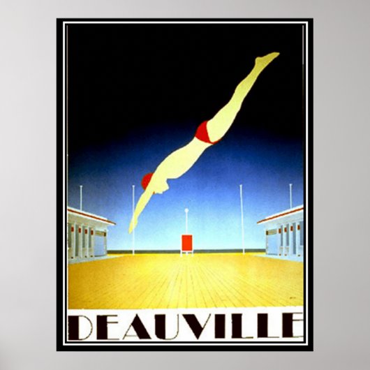 Deauville Vintage Poster (Voorkant)