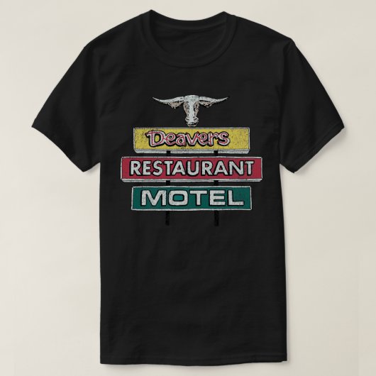 Deavers Restaurant Motel T-shirt (Design voorkant)