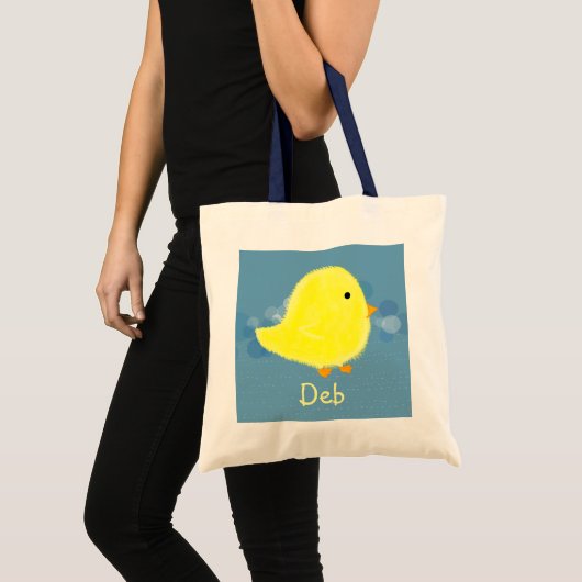 Deb Baby Chick Shopping / Beach / Gift Bag Tote Bag (Voorkant (product))