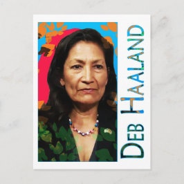 Deb Haaland-Briefkaart Briefkaart