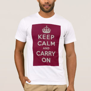 DEBACLE BEWAREN KALK EN VOEREN T SHIRT AAN