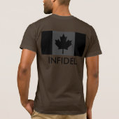 DEBACLE, CANADIAN INFIDEL T SHIRT (Achterkant)