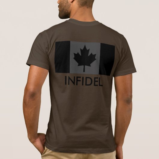 DEBACLE, CANADIAN INFIDEL T SHIRT (Achterkant)
