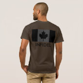 DEBACLE, CANADIAN INFIDEL T SHIRT (Achterkant volledig)