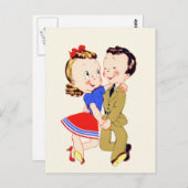  debalancing Couple Briefkaart (Voorkant / Achterkant)