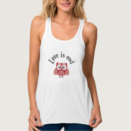 Débardeur collectie "Liefde is uil" Tanktop