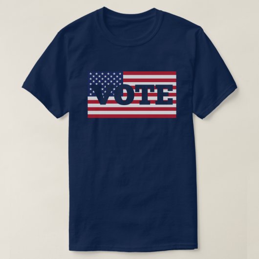 Debat: Amerikaanse vlag T-shirt (Design voorkant)
