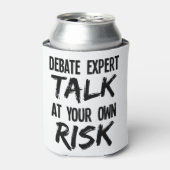 Debat Deskundigen spreken op eigen risico Blikjeskoeler (Blikje Voorkant)