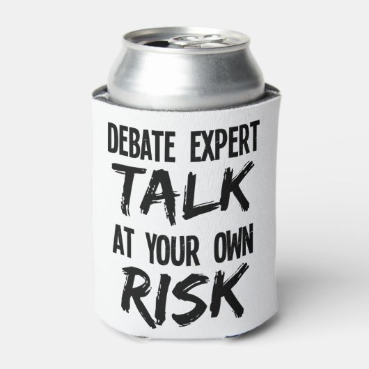 Debat Deskundigen spreken op eigen risico Blikjeskoeler (Blikje Voorkant)