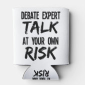 Debat Deskundigen spreken op eigen risico Blikjeskoeler (Achterkant)