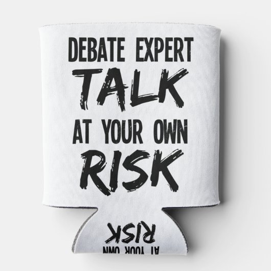 Debat Deskundigen spreken op eigen risico Blikjeskoeler (Achterkant)