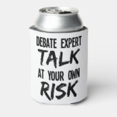 Debat Deskundigen spreken op eigen risico Blikjeskoeler (Blikje Achterkant)