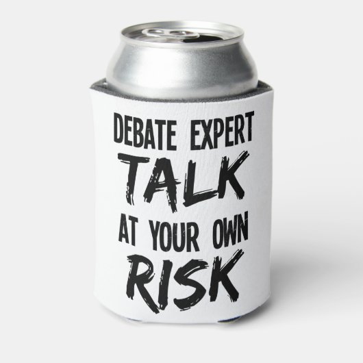 Debat Deskundigen spreken op eigen risico Blikjeskoeler (Blikje Achterkant)