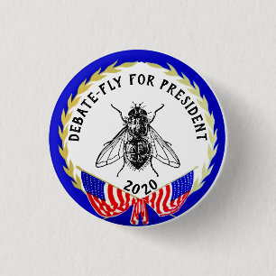Debat en stemming over President 2020 Ronde Button 3,2 Cm