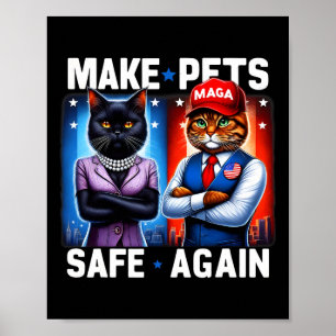 Debat Het eten van de kat van de hond maakt huisdi Poster