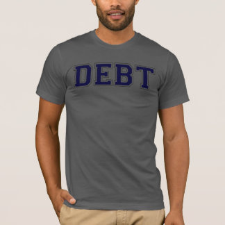 Debat in Collegiate Font Tshirt