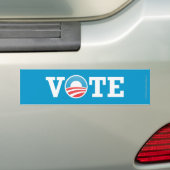 Debat over de pro-Obama-sticker Bumpersticker (Op auto)