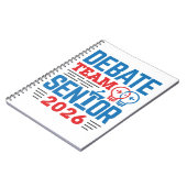 Debat Team Senior 2026 Notitieboek (Linkerzijde)