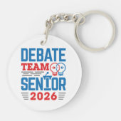 Debat Team Senior 2026 Sleutelhanger (Achterkant)