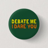 Debate Team Funny Argument Competitiveness Ronde Button 3,2 Cm (Voorkant)