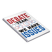 Debate Team we hebben problemen Notitieboek (Rechterzijde)