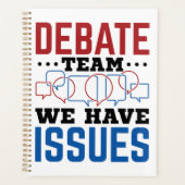 Debate Team we hebben problemen Planner (Voorkant)