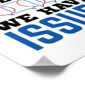 Debate Team we hebben problemen Poster (Hoek)