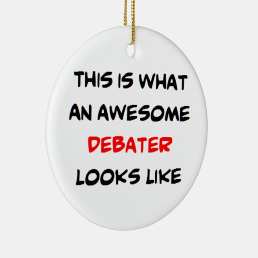 debater, geweldige keramisch ornament (Rechts)