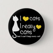 Debbie Cat Lovers Button (Voorkant)