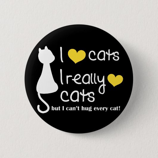 Debbie Cat Lovers Button (Voorkant)