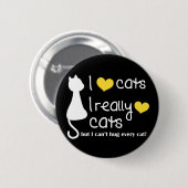 Debbie Cat Lovers Button (Voorkant /achterkant)