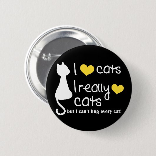 Debbie Cat Lovers Button (Voorkant /achterkant)