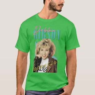 Debbie Gibson jaren '80 Stijlvol esthetisch design T-shirt
