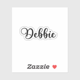 Debbie Name - Handgeschreven kalligrafie Sticker