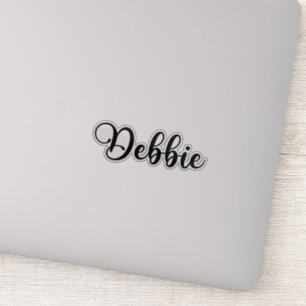 Debbie Name - Handgeschreven kalligrafie Sticker